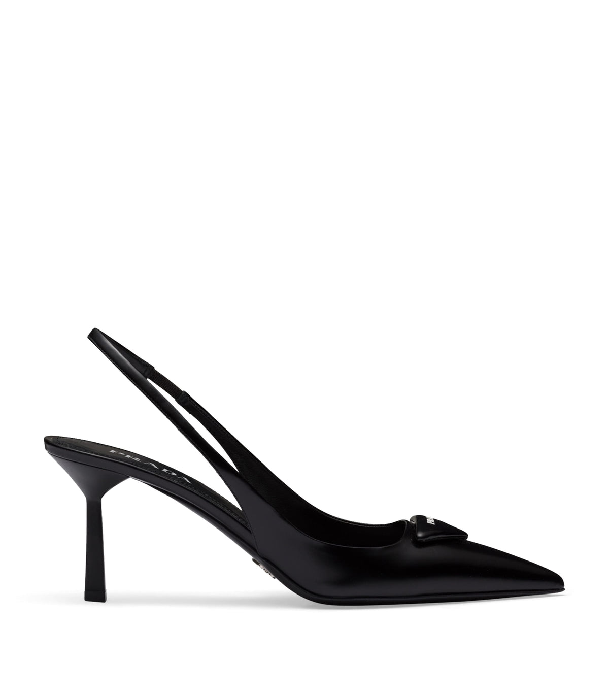 Prada Brushed Leather Slingback Pumps 75 – 10320