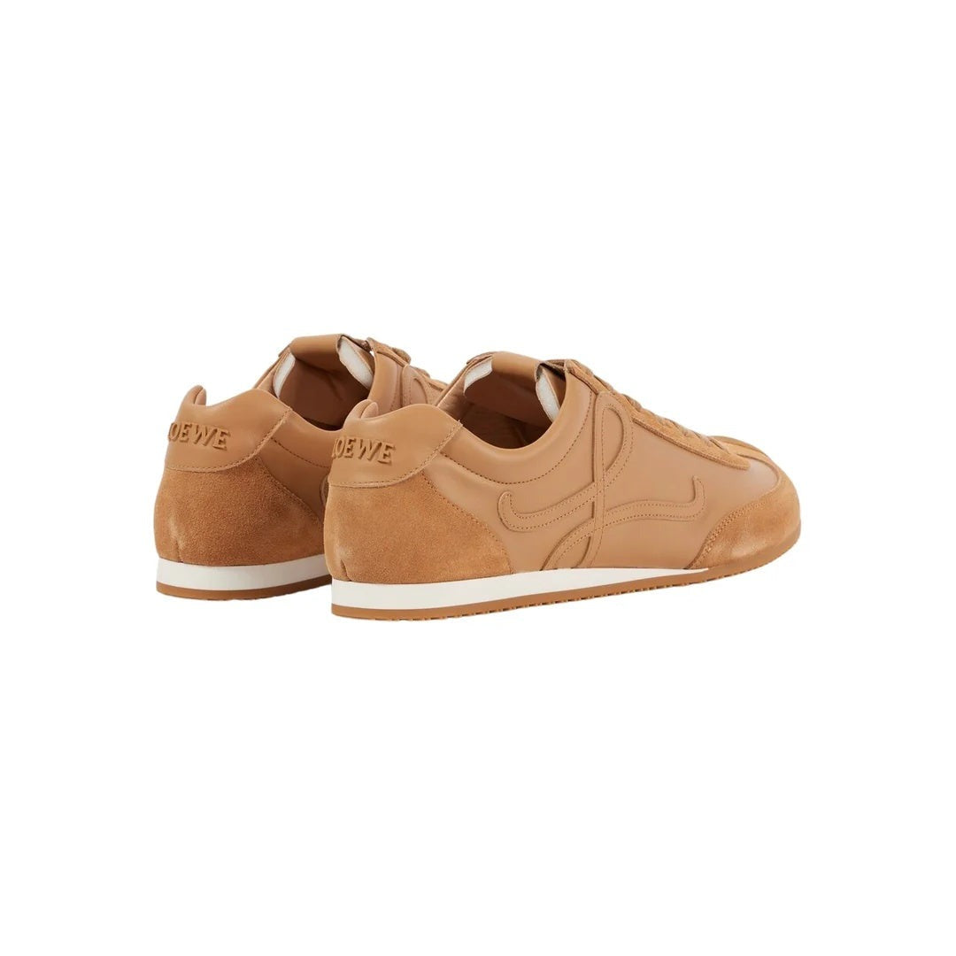 LOEWE BALLET RUNNER . BLACK TAN & CAMEL