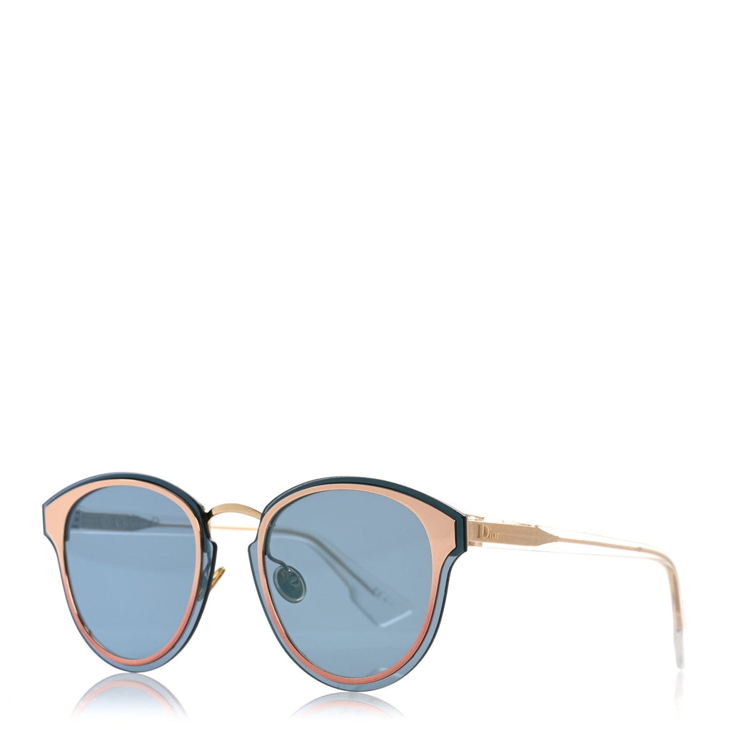 Dior Square Sunglasses — Blue – Mirrored Nightfall 35J2A Gradient