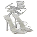 RENÉ CAOVILLA CLEO AND SANDAL SILVER