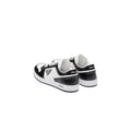 PRADA DOWNTOWN LEATHER SNEAKERS BLACK & WHITE