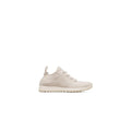 JIMMY CHOO VELES PEARL LACE-UP SNEAKERS BEIGE