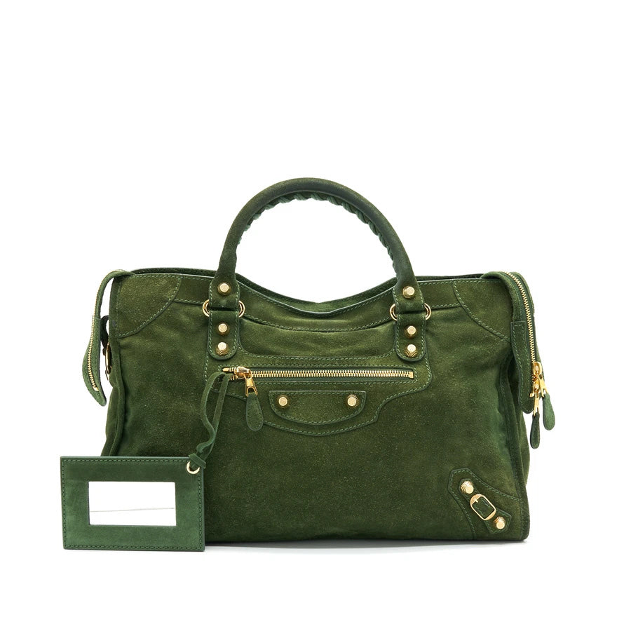 balenciaga-giant-city-bag-in-suede-green-ghw