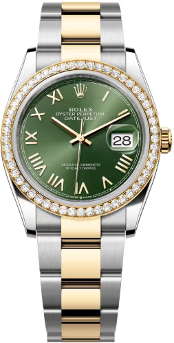 rolex-datejust-36-oystersteel-yellow-gold-and-diamond-olive-green-roman-dial-oyster-bracelet-126283rbr-2026
