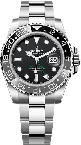 rolex-gmt-master-ii-40mm-black-dial-cerachrom-bezel-oyster-bracelet-126710grnr-new-2024-model