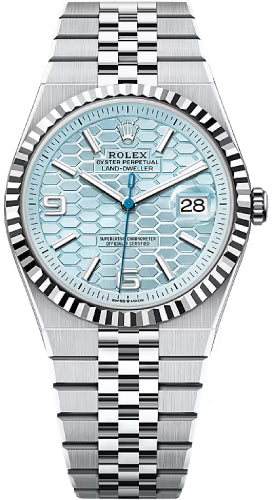 rolex-land-dweller-40-platinum-ice-blue-honeycomb-motif-dial-fluted-bezel-jubilee-bracelet-127336-2025
