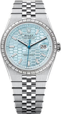 rolex-land-dweller-40-platinum-ice-blue-honeycomb-motif-dial-baguette-diamond-set-bezel-flat-jubilee-bracelet-127386tbr-2025