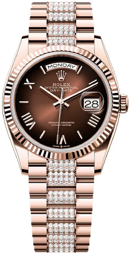 rolex-day-date-36-36mm-brown-ombre-dial-fluted-bezel-president-bracelet-128235-new-2024-model-1