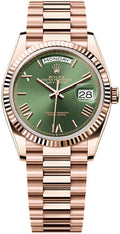 rolex-day-date-36mm-olive-green-dial-fluted-bezel-president-bracelet-128235-2025