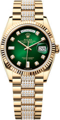 rolex-day-date-36-36mm-green-ombre-diamond-set-dial-fluted-bezel-with-diamond-set-president-bracelet-128238-new-2024-model