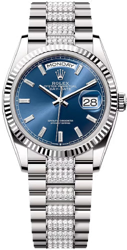 rolex-day-date-36-36mm-bright-blye-diamond-set-dial-fluted-bezel-with-diamond-set-president-bracelet-128239-new-2024-model