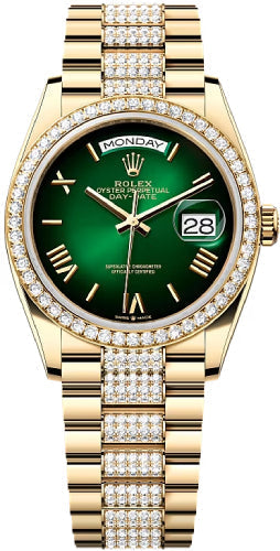 rolex-day-date-36-36mm-green-ombre-dial-diamond-set-bezel-with-diamond-set-president-bracelet-128348rbr-new-2024-model