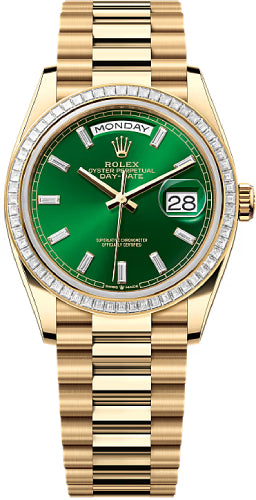 rolex-day-date-36-36mm-bright-green-diamond-set-dial-diamond-set-bezel-president-bracelet-128398tbr-new-2024-model