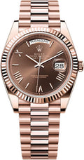 rolex-day-date-40-40mm-slate-chocolate-roman-dial-fluted-bezel-president-bracelet-228235-new-2024-model