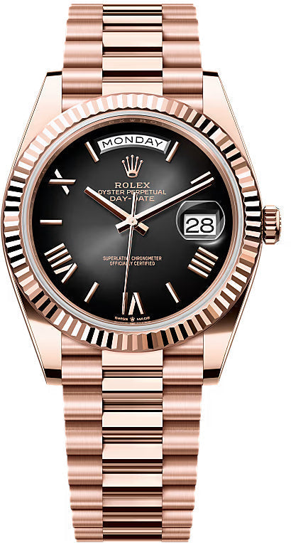 rolex-day-date-40-40mm-slate-ombre-roman-dial-fluted-bezel-president-bracelet-228235-new-2024-model