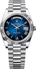 rolex-day-date-40-40mm-blue-ombre-roman-dial-fluted-bezel-president-bracelet-228236-new-2024-model