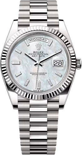 rolex-day-date-40-40mm-white-mop-diamond-set-dial-fluted-bezel-president-bracelet-228239-new-2024-model