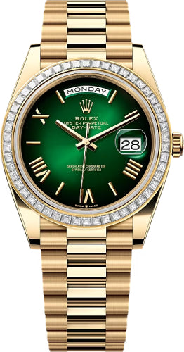 rolex-day-date-40-40mm-green-ombre-dial-diamond-set-bezel-president-bracelet-228398tbr-new-2024-model