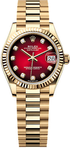 rolex-datejust-31-yellow-gold-red-ombre-diamond-set-dial-fluted-bezel-president-bracelet-278278-2025
