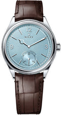 rolex-1908-39mm-ice-blue-dial-divided-bezel-leather-strap-52506-new-2024-model