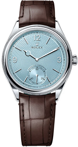 rolex-1908-39mm-ice-blue-dial-divided-bezel-leather-strap-52506-new-2024-model