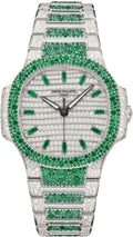 patek-philippe-nautilus-haute-joaillerie-white-gold-set-with-emeralds-diamonds-7118-1453g-001
