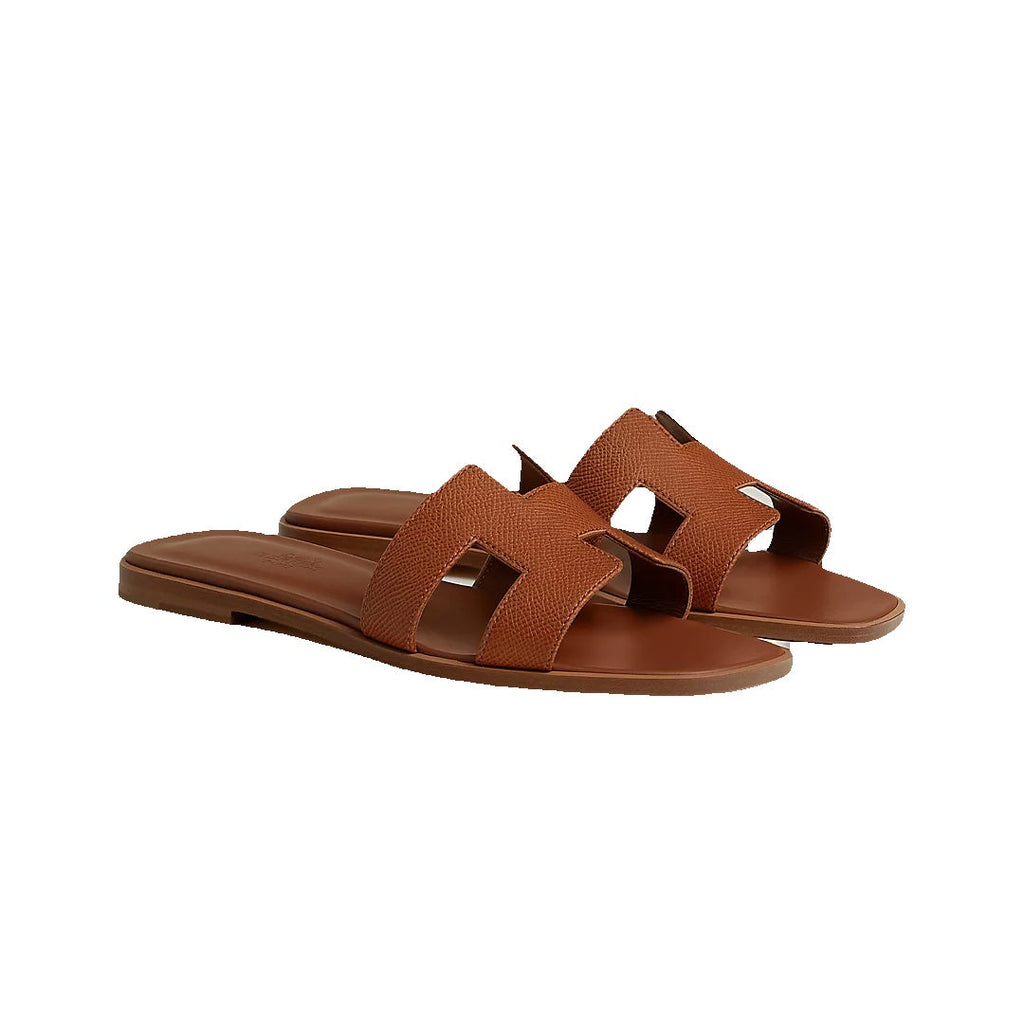 HERMÈS ORAN SANDAL BROWN