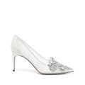 RENÉ CAOVILLA VENEZIANA 65MM CRYSTAL PUMP WHITE