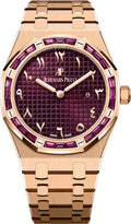 audemars-piguet-royal-oak-quartz-33mm-rose-gold-garnet-baguette-bezel-purple-dial-67656or-gr-1261or-01