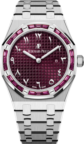 audemars-piguet-royal-oak-quartz-33mm-white-gold-garnet-baguette-bezel-purple-dial-67656bc-gr-1261bc-01
