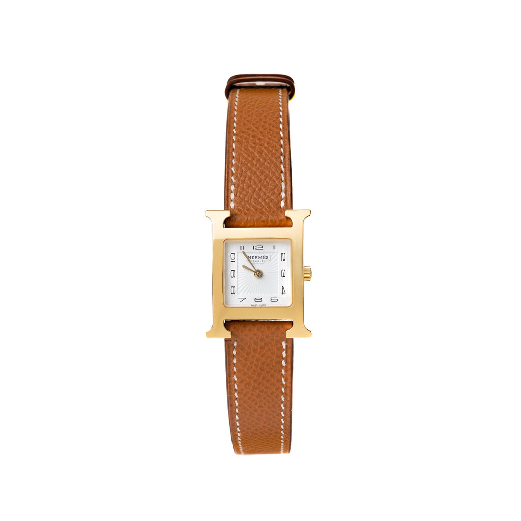 hermes-heure-h-watch-small-model-25mm-yellow-gold-with-gold-strap